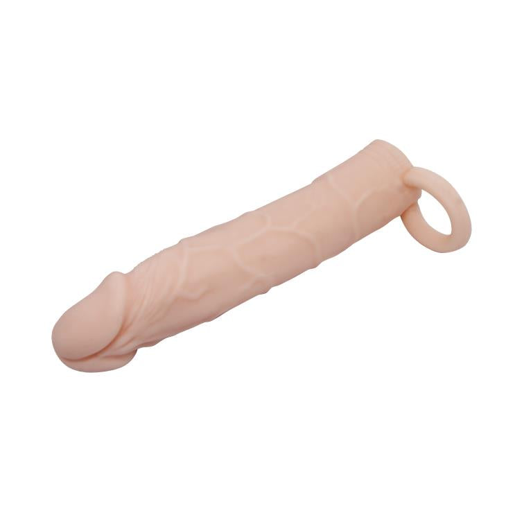 3-Wydłużająca pogrubiająca nakładka na penisa 18cm-3