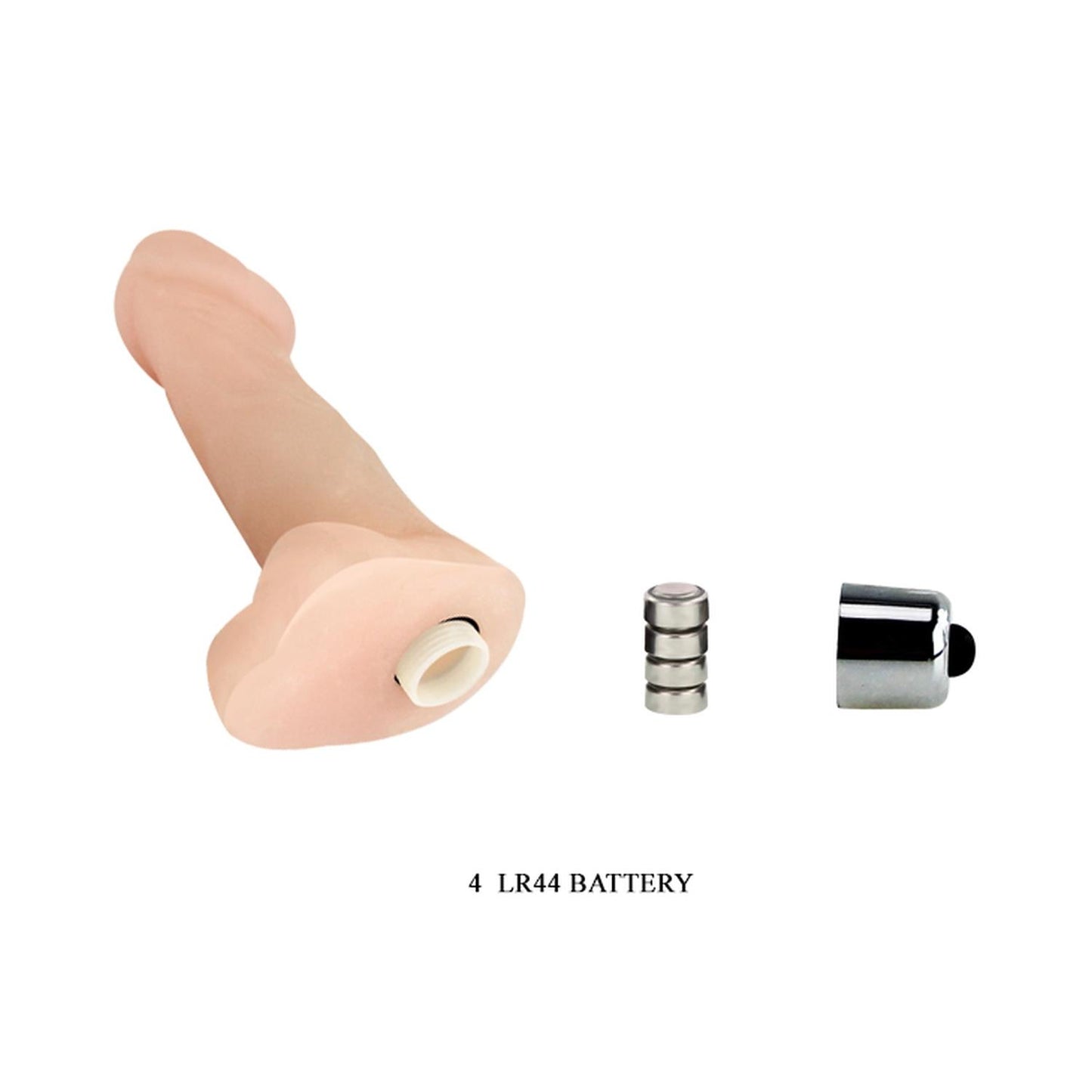 6-Dildo realistyczny wygląd penis z jądrami 12,5 cm-6