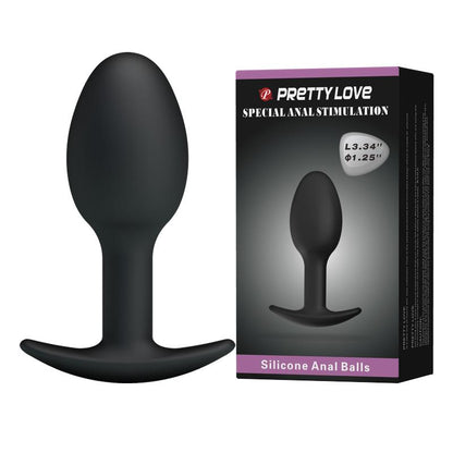 1-Klasyczny korek analny poruszający się kulka 8cm-1