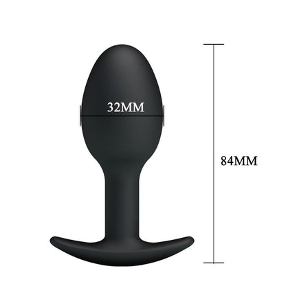 6-Klasyczny korek analny poruszający się kulka 8cm-6