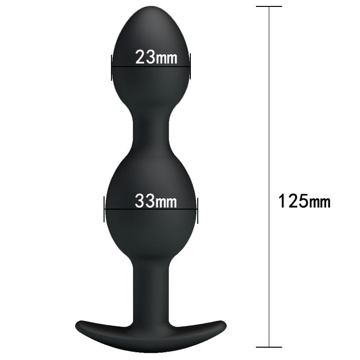 7-Obciążony wibrujący korek analny kulki sex 12cm-7