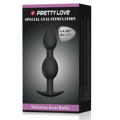 9-Obciążony wibrujący korek analny kulki sex 12cm-9