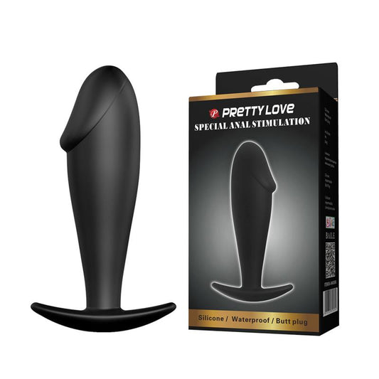 1-Mały korek analny jak mini penis plug silikon 10cm-1
