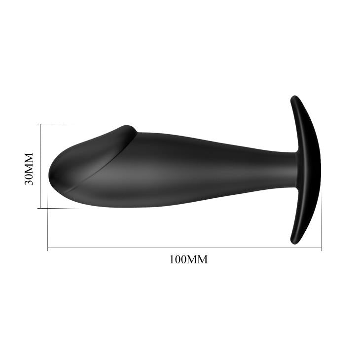 5-Mały korek analny jak mini penis plug silikon 10cm-5