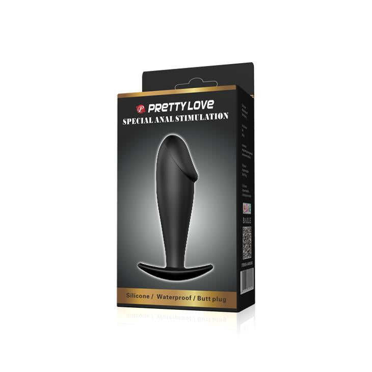 6-Mały korek analny jak mini penis plug silikon 10cm-6