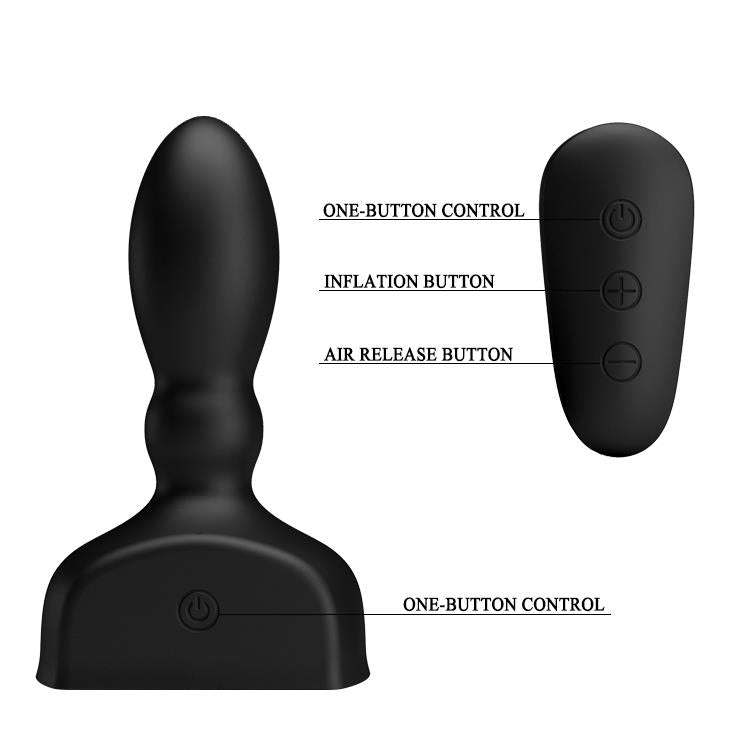 4-Duży korek analny pompowany powiększany usb 11cm-4