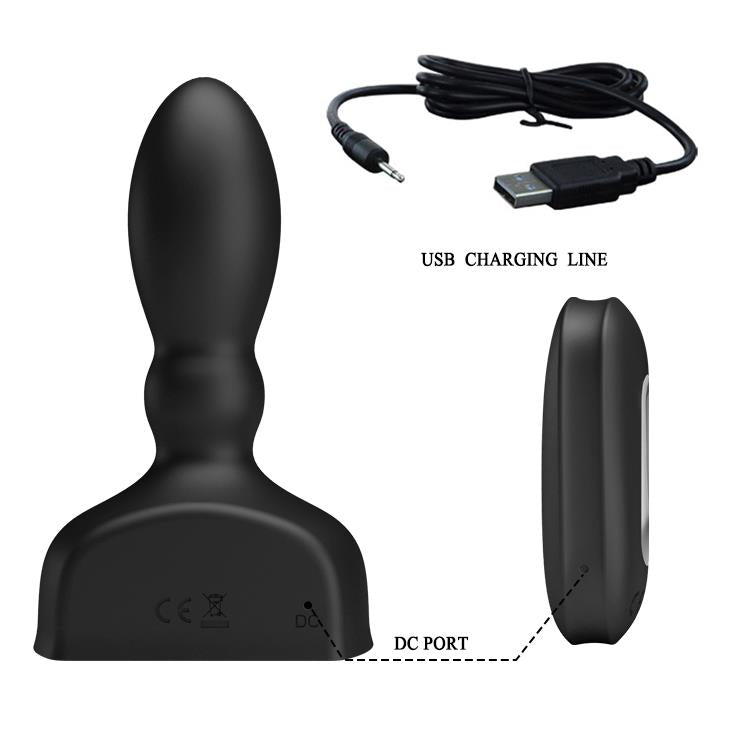 5-Duży korek analny pompowany powiększany usb 11cm-5