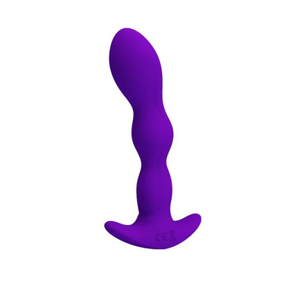 3-Korek analny plug silikonowy wibrujący 12tryb 14cm-3