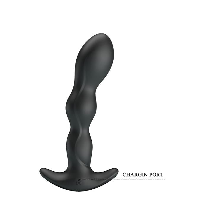 6-Wibrujący męski korek analny masażer prostaty 14cm-6