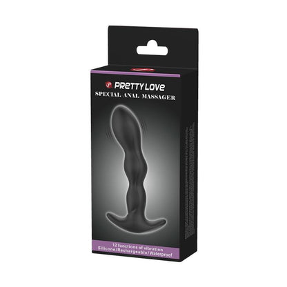8-Wibrujący męski korek analny masażer prostaty 14cm-8