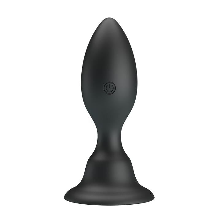 1-Korek analny z przyssawką wibrująca wtyczka 10cm-1