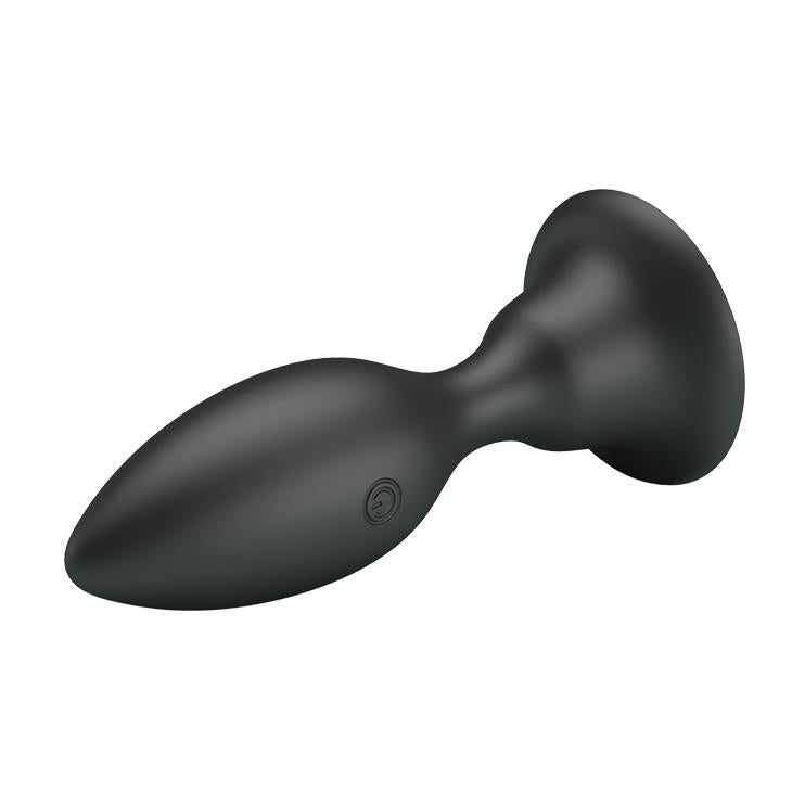 2-Korek analny z przyssawką wibrująca wtyczka 10cm-2