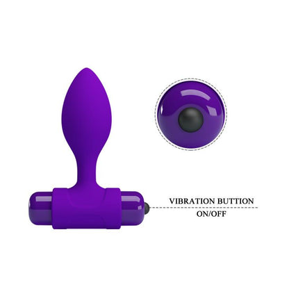 6-Plug korek analny z wibracjami mała wtyczka 8cm-6