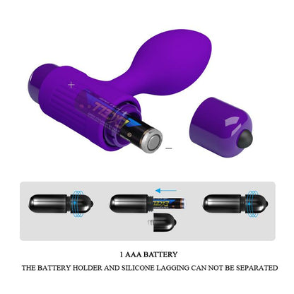 7-Plug korek analny z wibracjami mała wtyczka 8cm-7