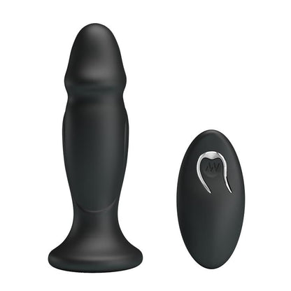 1-Mini penis korek analny wibrujący na pilota 12cm-1