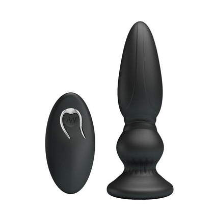1-Mocny wibrujący ładowany korek analny 12cm 12tryb-1