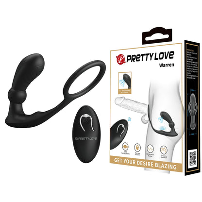 1-PRETTY LOVE - Warren Black, 12 vibration functions 12 pulse wave settings Wireless remote control-1
