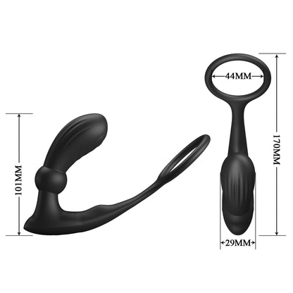9-PRETTY LOVE - Warren Black, 12 vibration functions 12 pulse wave settings Wireless remote control-9