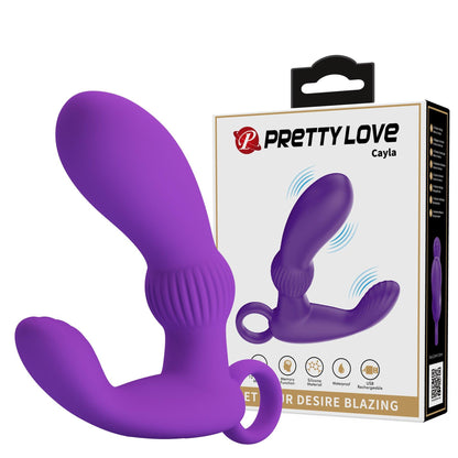 1-PRETTY LOVE - Cayla purple, 12 vibration functions Memory function-1