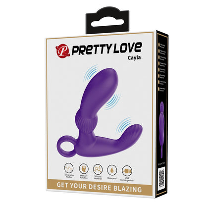 10-PRETTY LOVE - Cayla purple, 12 vibration functions Memory function-10