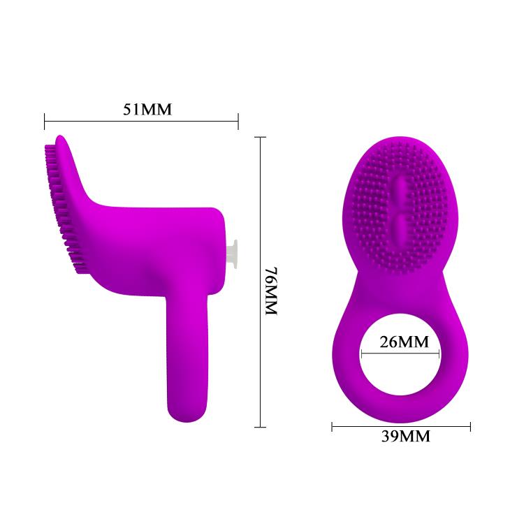 5-Pierścień erekcyjny z sex masażerem łechtaczki-5