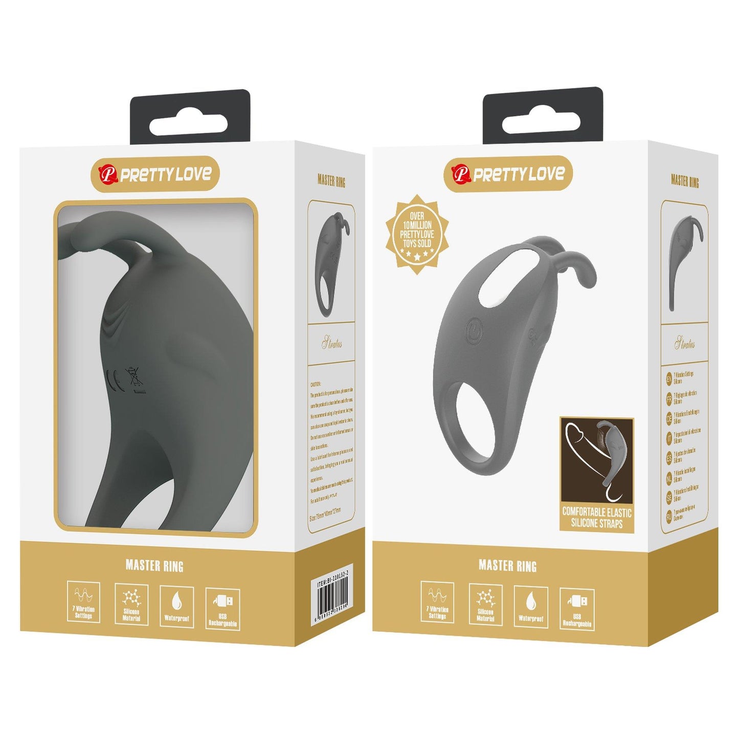 10-PRETTY LOVE - Master ring, 7 vibration functions-10