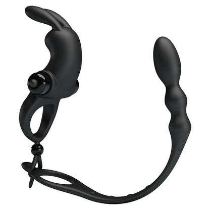 2-Korek plug analny pierścień wibrujący na penisa-2