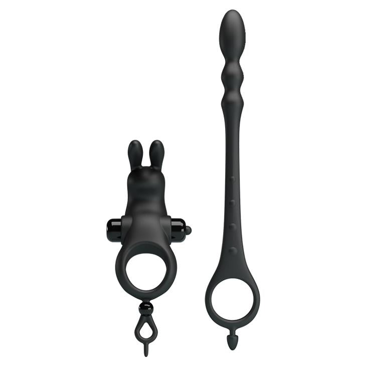 3-Korek plug analny pierścień wibrujący na penisa-3