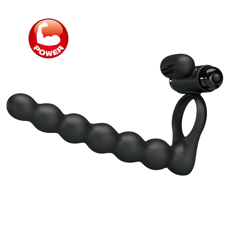 2-Dildo do podwójnej penetracji stymulator 10trybów-2