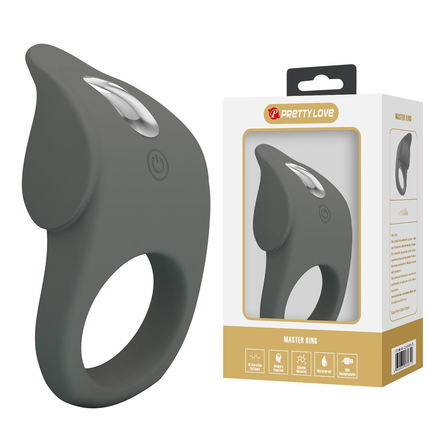 9-PRETTY LOVE - Master ring, Memory function 10 vibration functions-9