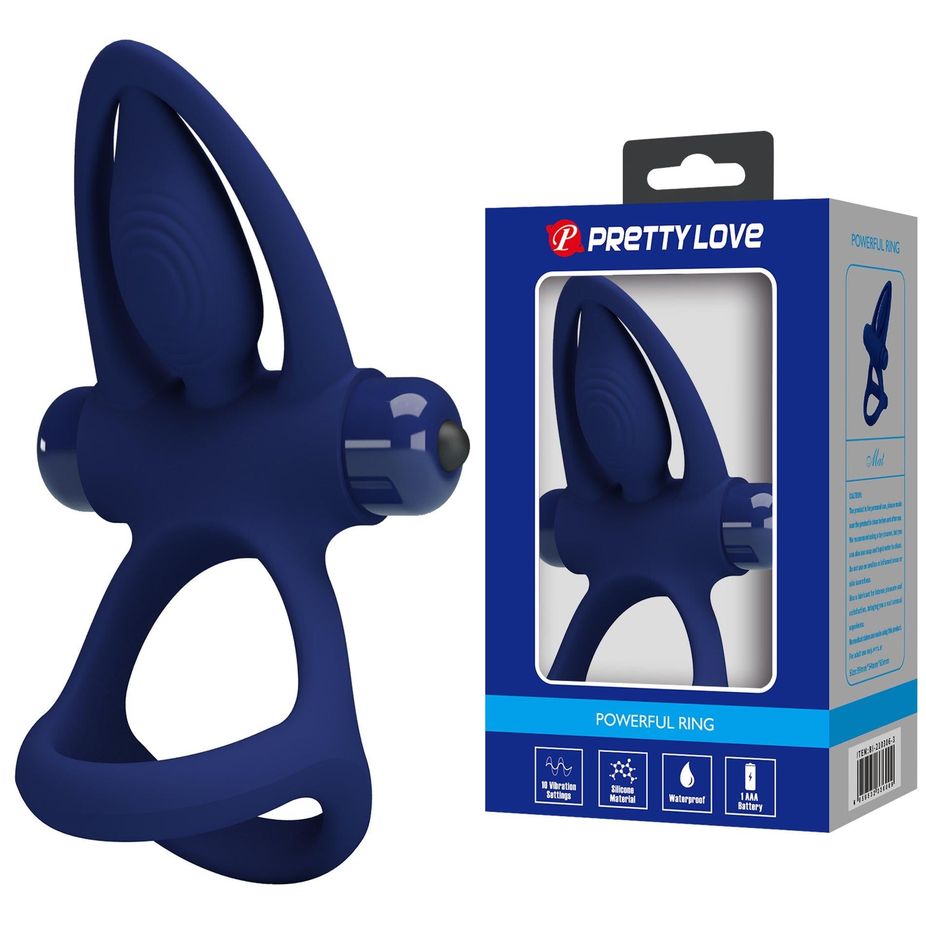 1-PRETTY LOVE - Powerful ring, 10 vibration functions-1