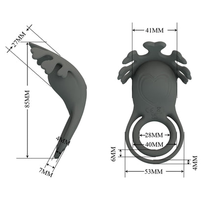8-PRETTY LOVE - Master ring, 7 vibration functions Memory function-8