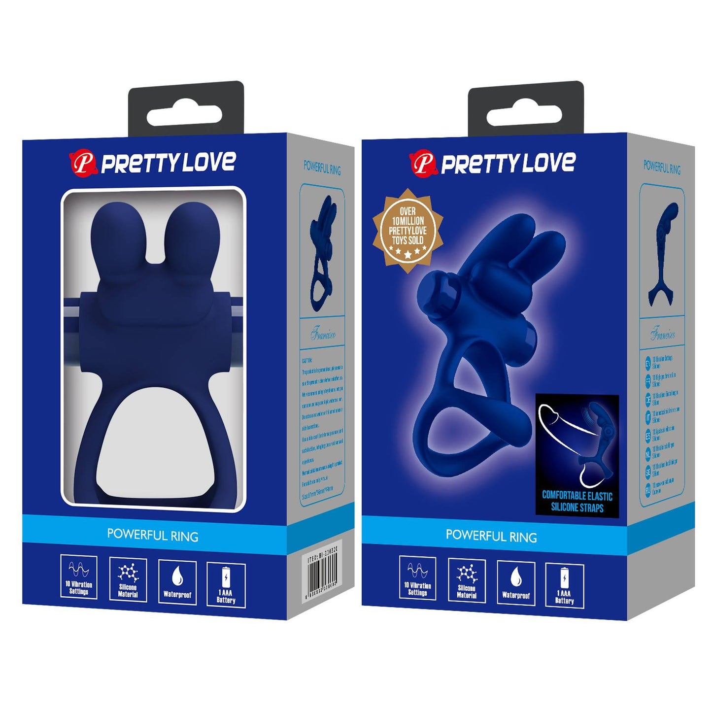 10-PRETTY LOVE - Powerful ring, 10 vibration functions-10