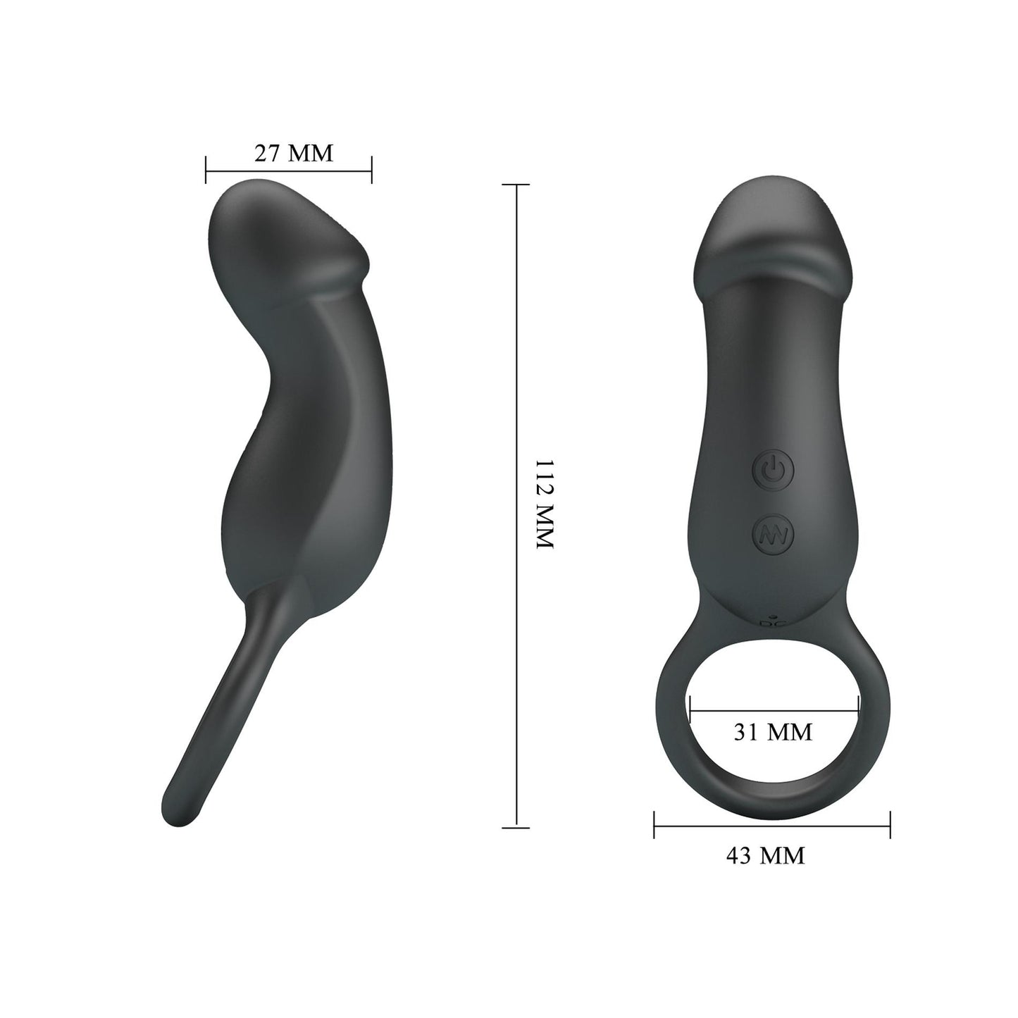 6-PRETTY LOVE - Trae black, 7 vibration functions Memory function-6