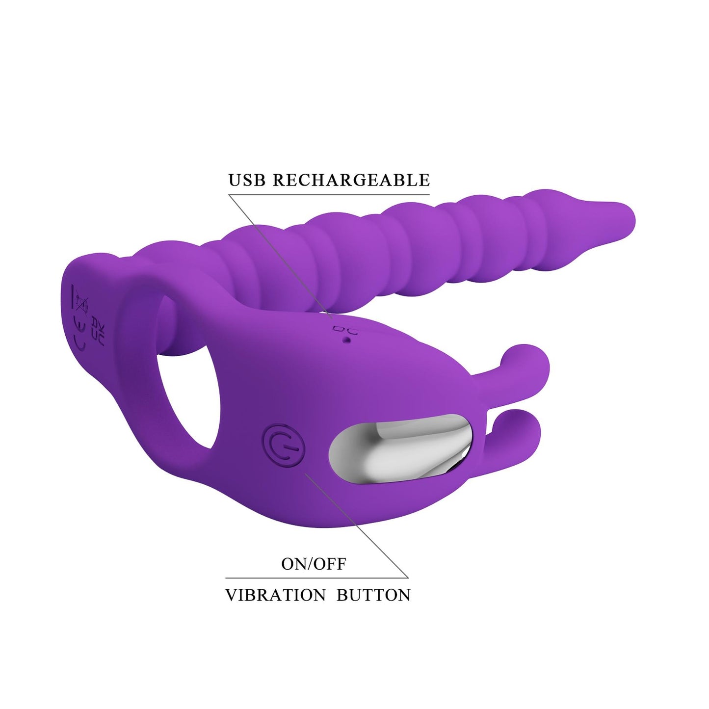 7-PRETTY LOVE - Blackney purple, 7 vibration functions Memory function-7
