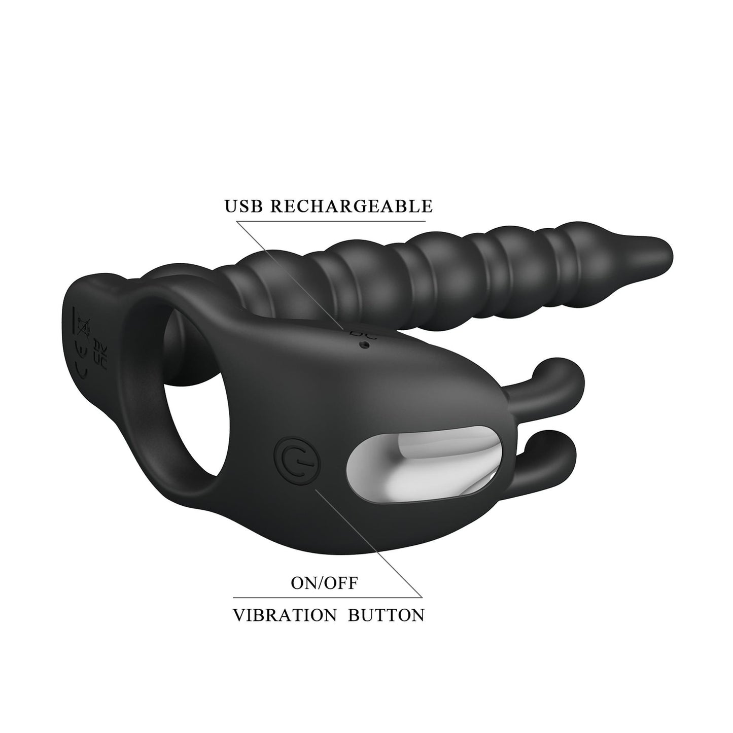 8-PRETTY LOVE - Blackney black, 7 vibration functions Memory function-8