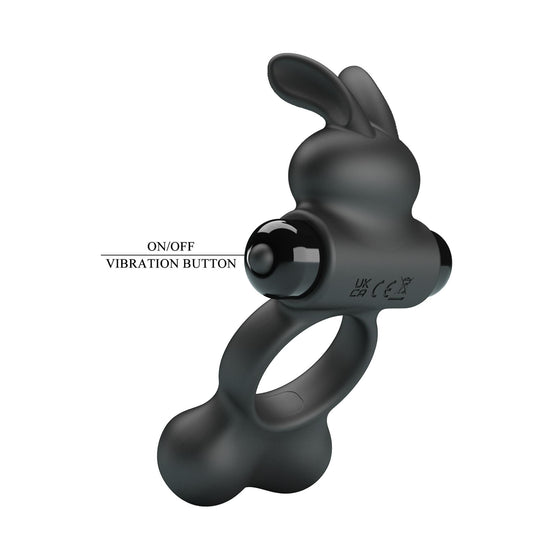 1-PRETTY LOVE - Vibrate Penis Ring YUSUF 10 functions-1