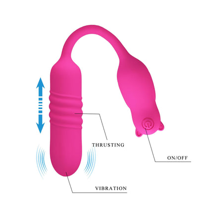 7-PRETTY LOVE - Nobikuma, 3 vibration functions 3 thrusting settings-7