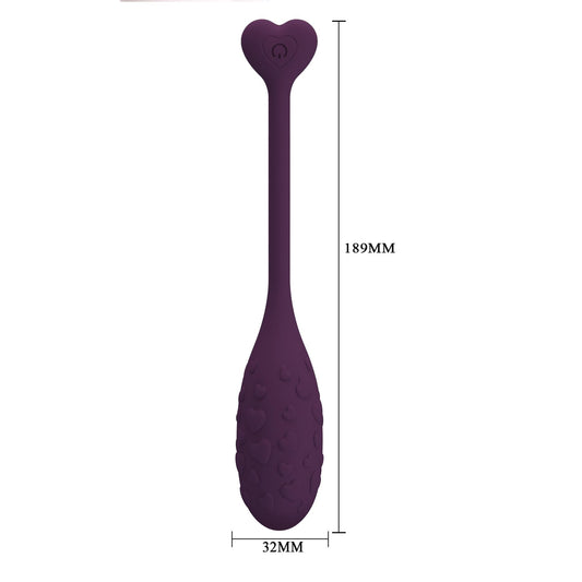 1-PRETTY LOVE - Fisherman Purple, 12 vibration functions Mobile APP remote control-1