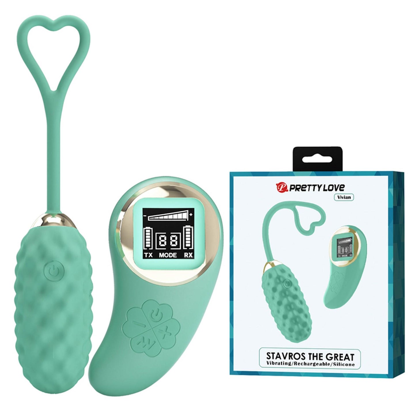 1-Wibrator -PRETTY LOVE - Vivian Green, 10 vibration functions 9 speed levels Wireless remote control-1