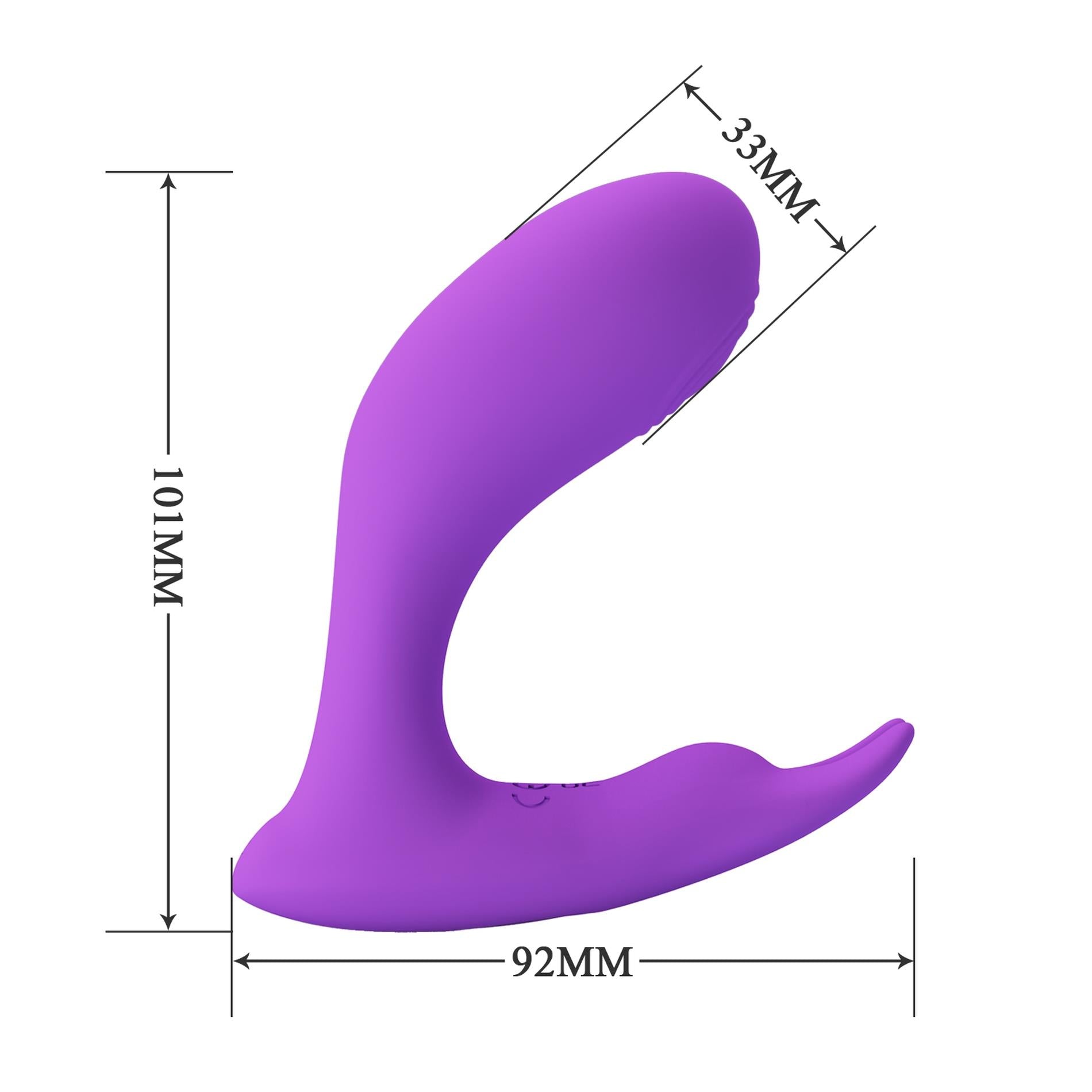 9-PRETTY LOVE - Idabelle Purple, 12 vibration functions 12 pulse wave settings Wireless remote control-9