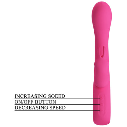 8-Wibrator ze stymulacją łechtaczki Pretty Love Novak-8