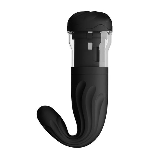 2-Męski masturbator z rotacją ruchem posuwistym usb-2