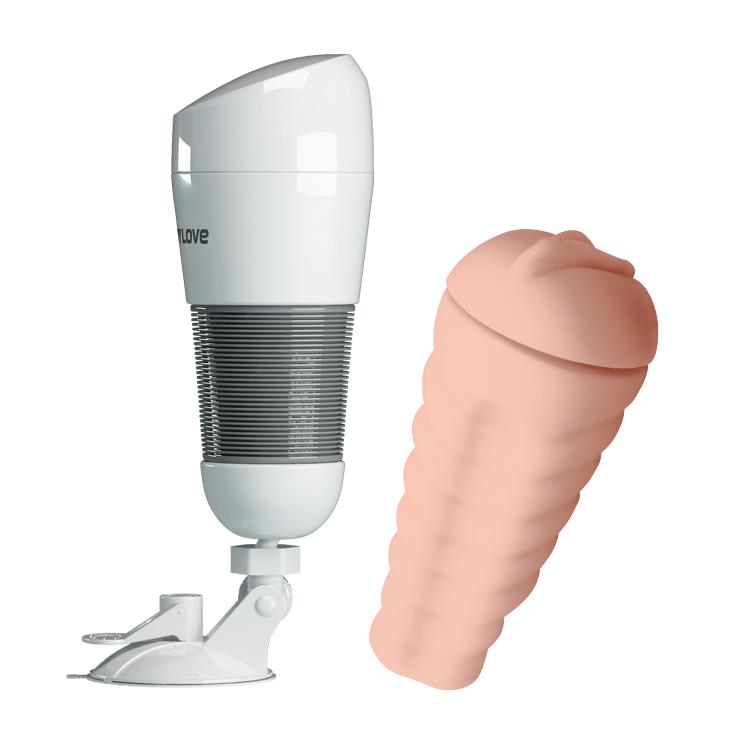 2-Masturbator cipka sztuczna pochwa z przyssawka-2
