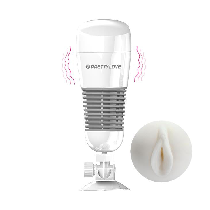 4-Realistyczna cipka pochwa masturbator z przyssawką-4