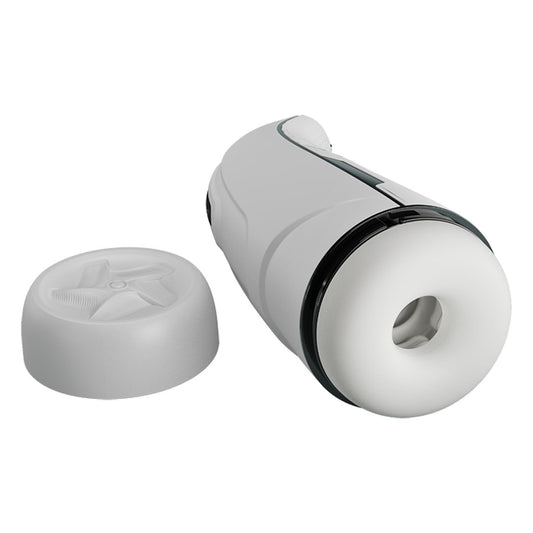 1-Masturbator męski sztuczna pochwa podgrzewany lizanie USB-1