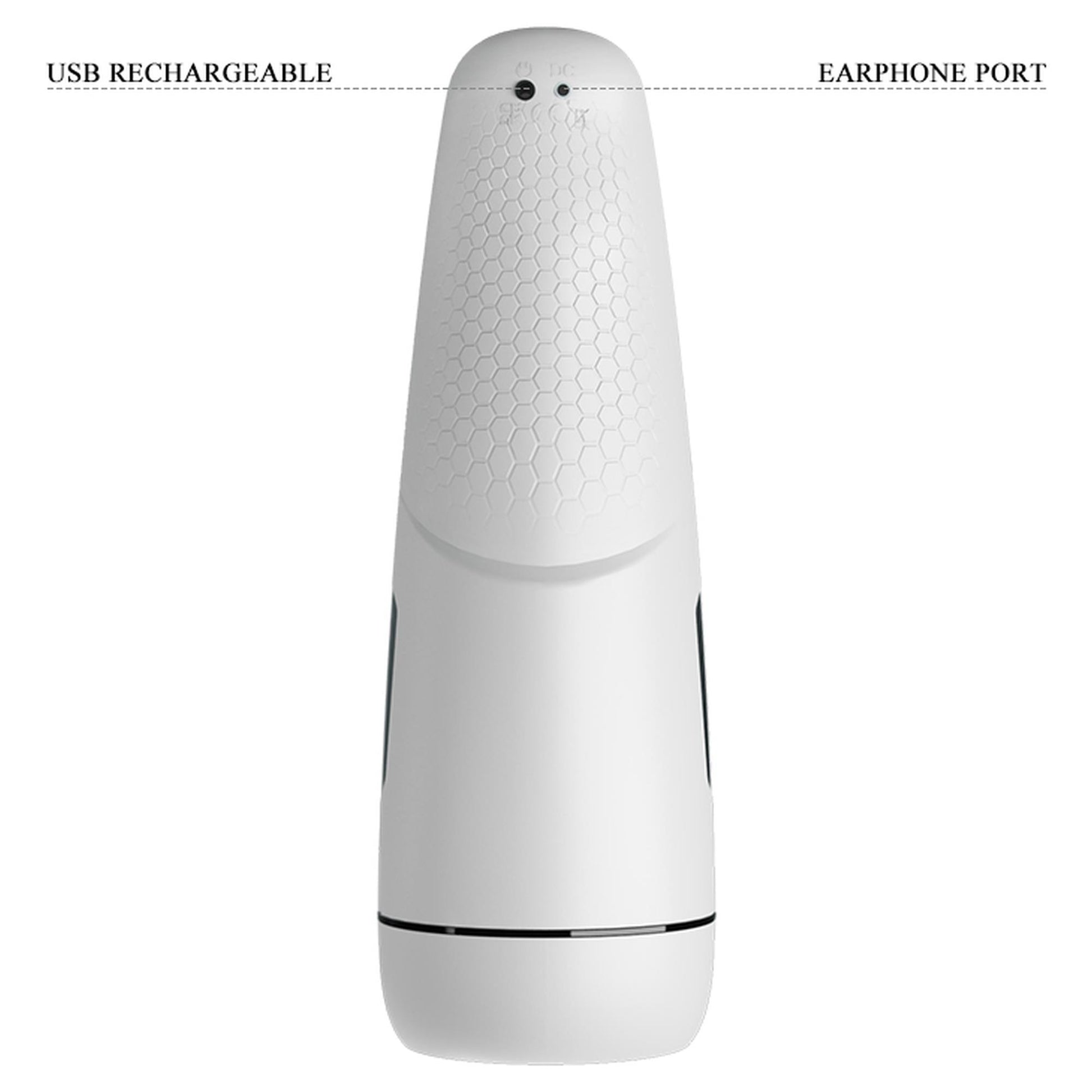 6-Masturbator męski sztuczna pochwa podgrzewany lizanie USB-6