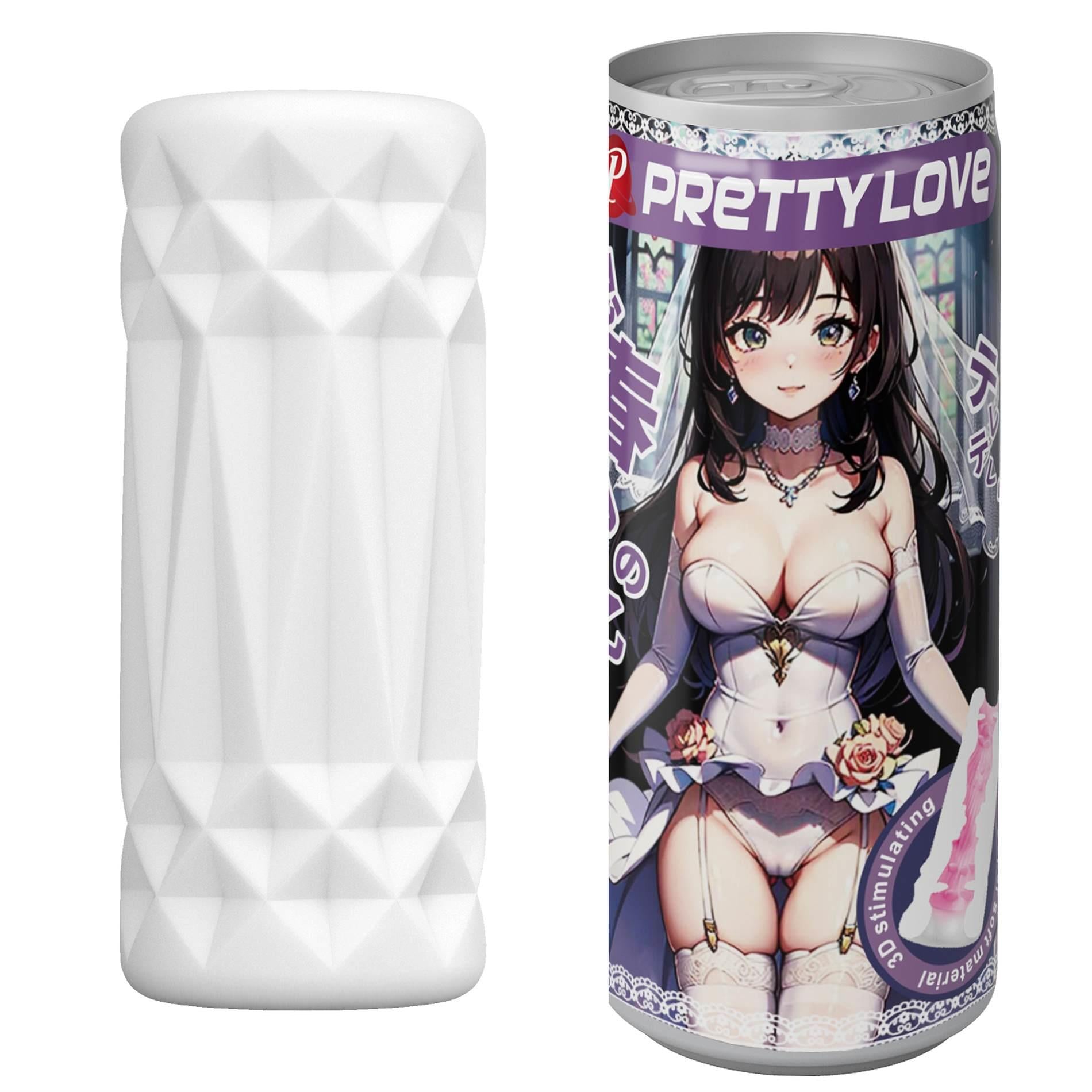 1-PRETTY LOVE - Masturbator, Super soft material TPR /ABS-1