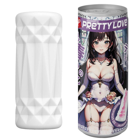 1-PRETTY LOVE - Masturbator, Super soft material TPR /ABS-1