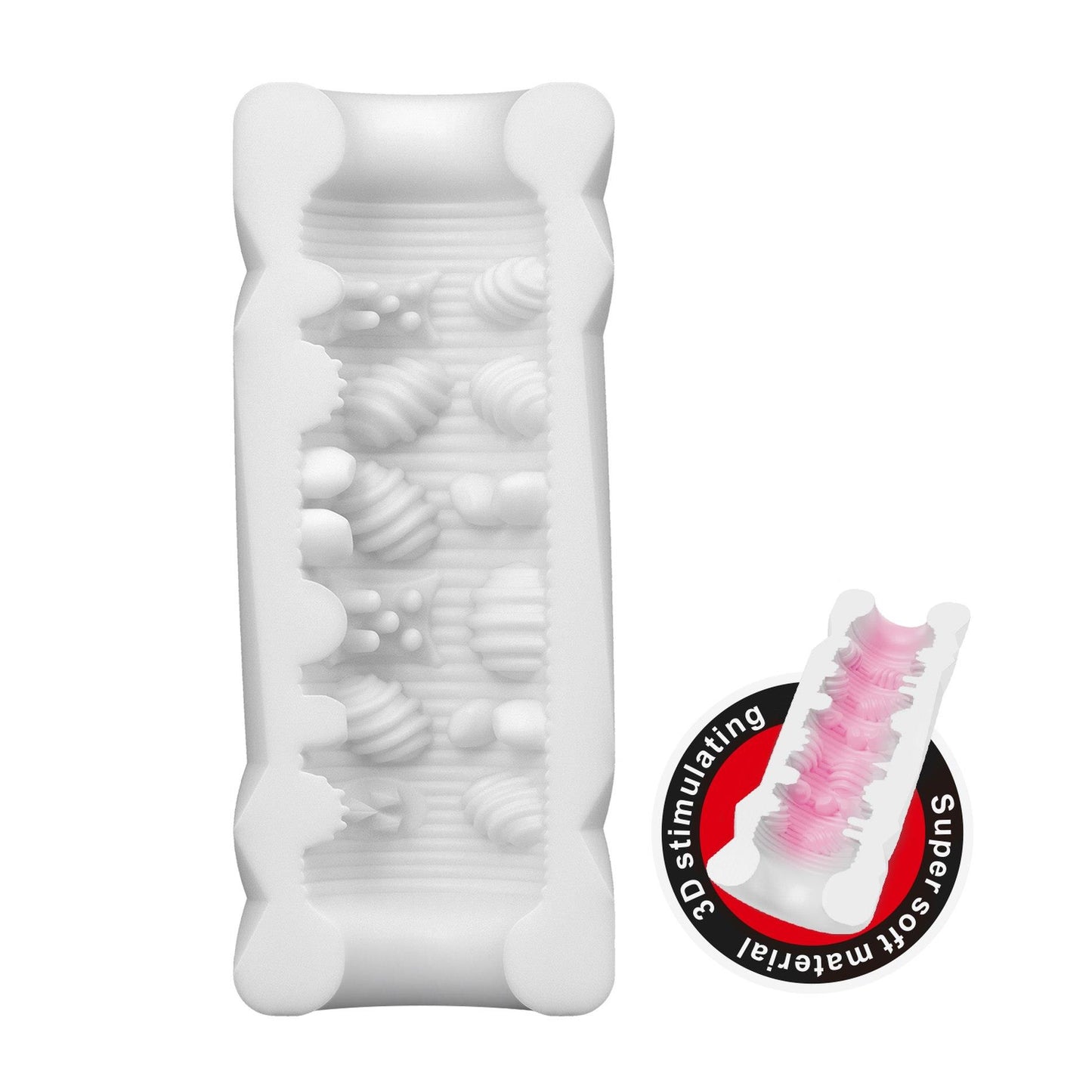 6-PRETTY LOVE - Masturbator, Super soft material TPR /ABS-6